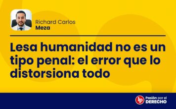 Lesa humanidad no es un tipo penal: el error que lo distorsiona todo