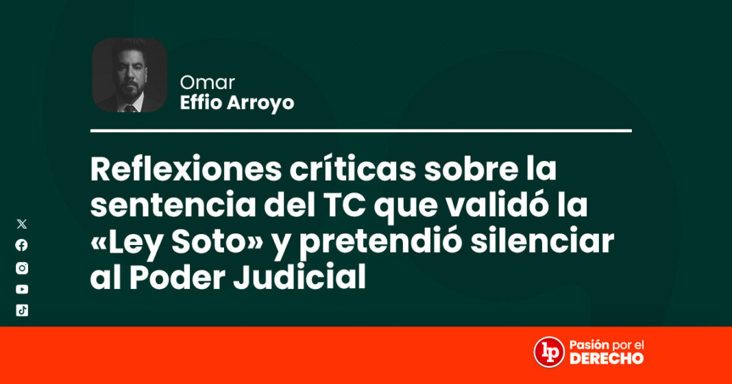 BANNER reflexiones criticas sobre lasentencia del TC Ley Soto-LP