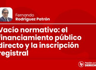 Vacío normativo: el financiamiento público directo y la inscripción registral