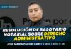 Clase de resolución de balotario notarial sobre derecho administrativo
