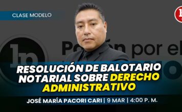 Clase de resolución de balotario notarial sobre derecho administrativo