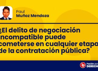¿El delito de negociación incompatible puede cometerse en cualquier etapa de la contratación pública?