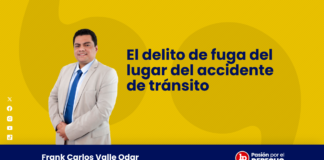 El delito de fuga del lugar del accidente de tránsito