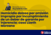 Homicidio doloso por omisión impropia por incumplimiento de un deber de garante por injerencia: caso Lizeth Marzano