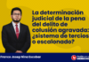 La determinación judicial de la pena del delito de colusión agravada: ¿sistema de tercios o escalonado?