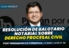 Clase de resolución de balotario notarial sobre derecho procesal civil