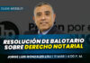 Clase de resolución de balotario sobre derecho notarial