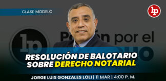 Clase de resolución de balotario sobre derecho notarial