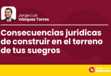 Consecuencias jurídicas de construir en el terreno de tus suegros