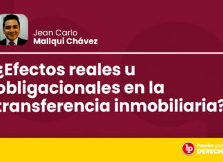 ¿Efectos reales u obligacionales en la transferencia inmobiliaria?