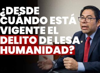 ¿Desde cuándo está vigente el delito de lesa humanidad? JNJ entrevista a Óscar Alberto Salas Gallegos