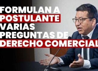 Formulan a postulante varias preguntas de Derecho Comercial: JNJ entrevista a Miguel Ángel Alanya Castillo