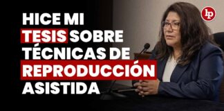 Hice mi tesis sobre técnicas de reproducción asistida: JNJ entrevista a Margot Marina Villasante Itusaca