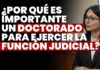 ¿Por qué es importante un doctorado para ejercer la función judicial? JNJ entrevista a Josune Gracieli Paco Armestar