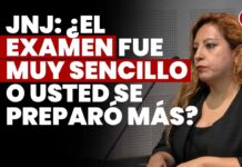¿El examen fue muy sencillo o usted se preparó más? JNJ entrevista a Angela Aveli Quijano Castañeda