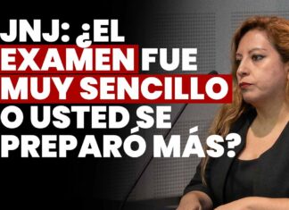 ¿El examen fue muy sencillo o usted se preparó más? JNJ entrevista a Angela Aveli Quijano Castañeda