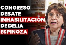 Congreso rechaza informe que recomendó la inhabilitación de Delia Espinoza por 10 años