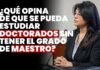 ¿Qué opina de que se pueda estudiar doctorados sin tener el grado de maestro? JNJ entrevista a Jackeline Denisse Romero Orccon