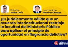 ¿Es jurídicamente válido que un acuerdo interinstitucional restrinja la facultad del Ministerio Público para aplicar el principio de oportunidad en flagrancia delictiva?