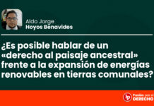 ¿Es posible hablar de un «derecho al paisaje ancestral» frente a la expansión de energías renovables en tierras comunales?