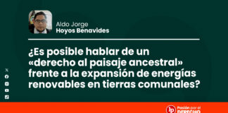 ¿Es posible hablar de un «derecho al paisaje ancestral» frente a la expansión de energías renovables en tierras comunales?