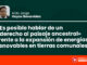 ¿Es posible hablar de un «derecho al paisaje ancestral» frente a la expansión de energías renovables en tierras comunales?