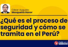 ¿Qué es el proceso de seguridad y cómo se tramita en el Perú?