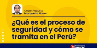 ¿Qué es el proceso de seguridad y cómo se tramita en el Perú?
