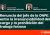 Renuncia del jefe de la ONPE: entre la irrenunciabilidad del cargo y la prohibición del trabajo forzoso