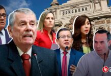 Expresidentes del Congreso respaldan a Rospigliosi a poco de conocerse el fallo por presunta difamación a Delia Espinoza