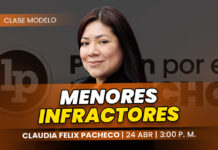 Clase modelo sobre menores infractores. Llena el formulario para recibir las diapositivas