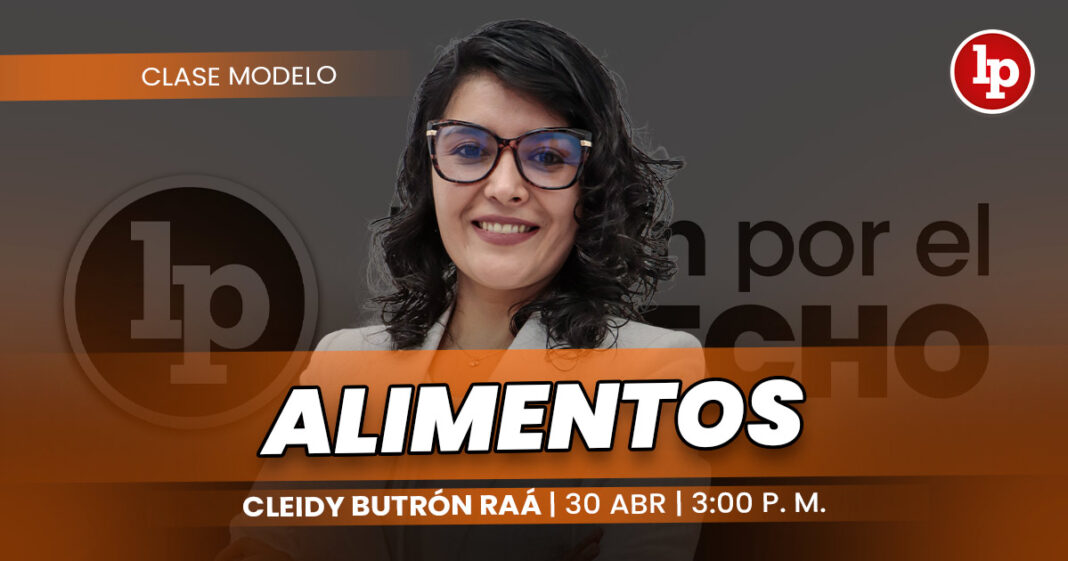 CLASE MODELO-Cleidy butron raa_Alimentos
