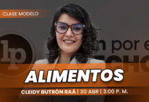 Clase modelo sobre alimentos. Llena el formulario para recibir las diapositivas