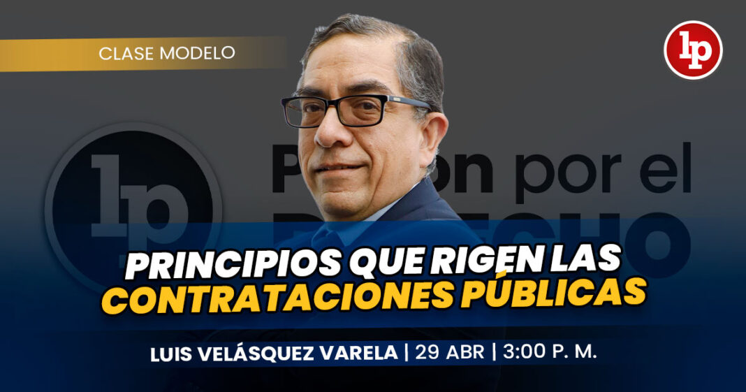 CLASE MODELO-luis velasquez_principios que rigen las contrataciones publicas