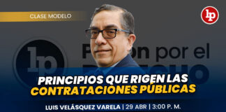 Clase modelo sobre principios que rigen las contrataciones públicas. Llena el formulario para recibir las diapositivas