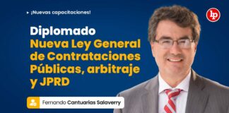 Diplomado Nueva Ley General de Contrataciones Públicas, arbitraje y JPRD. Hasta 2 JUN dos libros gratis y pago en cuotas
