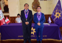 CALE otorga distinción de miembro honorario al congresista Flavio Cruz Mamani