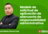 Modelo de solicitud de aplicación de atenuante de responsabilidad administrativa