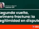 Segunda vuelta, primera fractura: la legitimidad en disputa