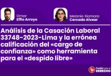 Análisis de la Casación Laboral 33748-2023-Lima y la errónea calificación del “cargo de confianza” como herramienta para el “despido libre”