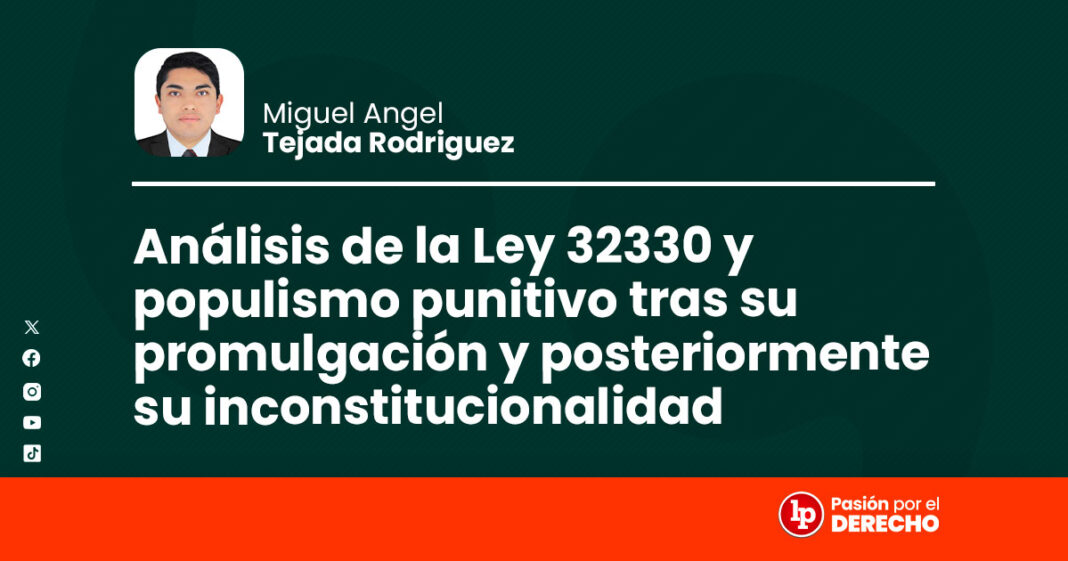 banner autor_Análisis de la Ley 32330 y populismo punitivo_LP