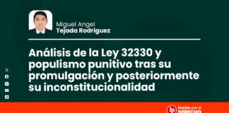 Análisis de la Ley 32330 y populismo punitivo tras su promulgación y posteriormente su inconstitucionalidad
