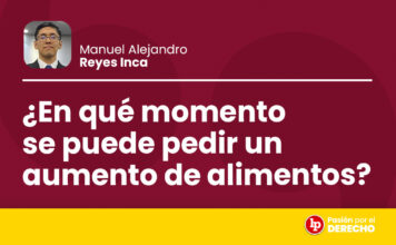 ¿En qué momento se puede pedir un aumento de alimentos?