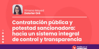 Contratación pública y potestad sancionadora: hacia un sistema integral de control y transparencia