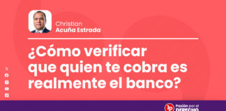 ¿Cómo verificar que quien te cobra es realmente el banco?