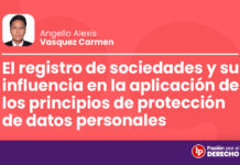 El registro de sociedades y su influencia en la aplicación de los principios de protección de datos personales