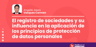 El registro de sociedades y su influencia en la aplicación de los principios de protección de datos personales