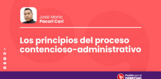Los principios del proceso contencioso-administrativo