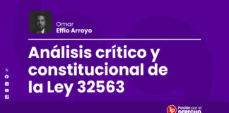 Análisis crítico y constitucional de la Ley 32563
