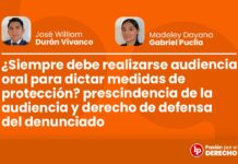 ¿Siempre debe realizarse audiencia oral para dictar medidas de protección? prescindencia de la audiencia y derecho de defensa del denunciado